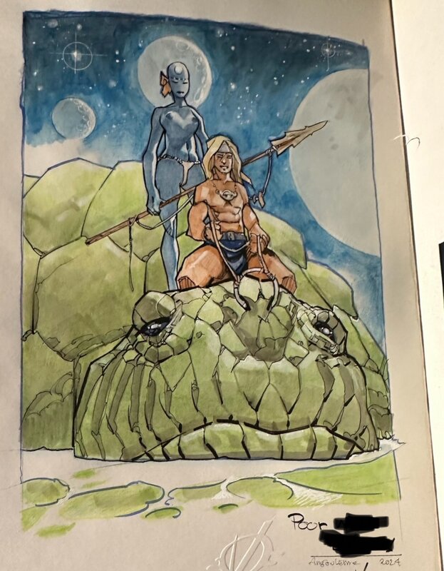 Aquablue par Olivier Vatine - Dédicace