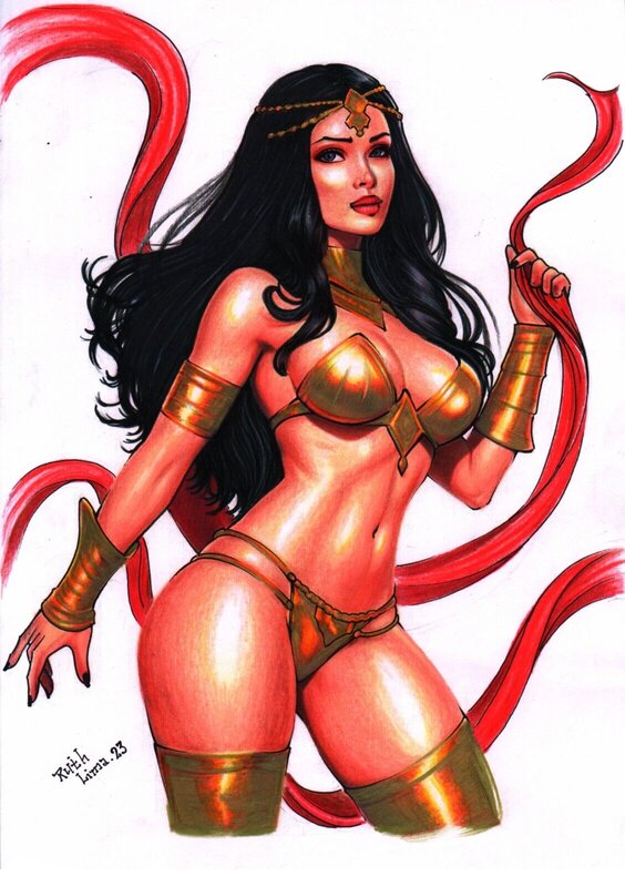 Dejah Thoris par Ruth Lima - Illustration originale