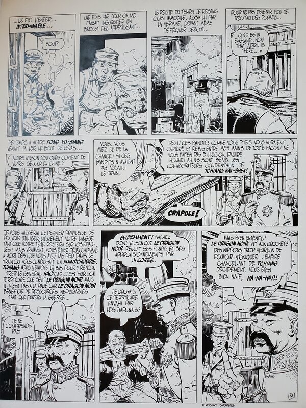 Griffo, BOB WILSON T1 L'ORDRE DU DRAGON NOIR - Comic Strip