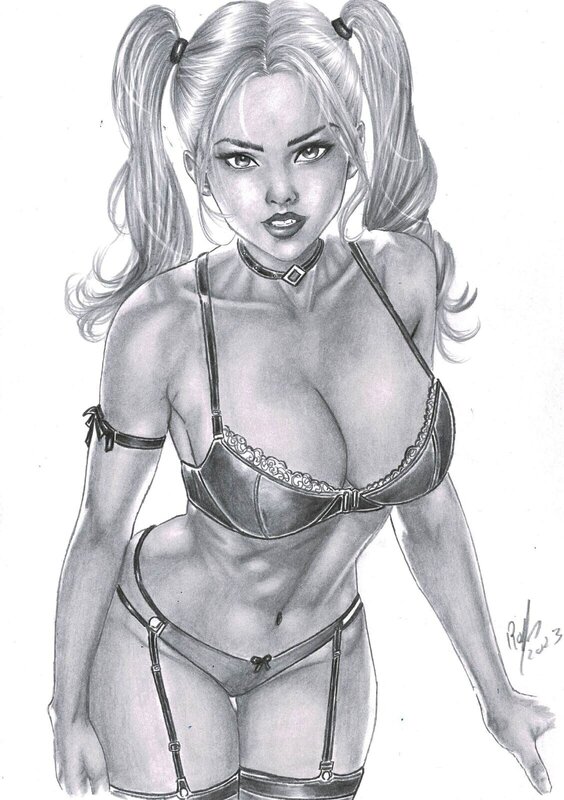 Harley Quinn by Romildo - Original Illustration