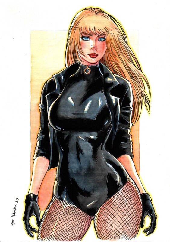 Black Canary par Marc Holanda - Illustration originale