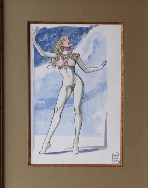 Manara - Barbarella - Original Illustration