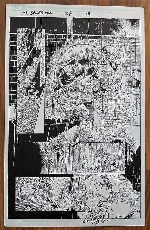 Spider-Man par Angel Medina - Planche originale