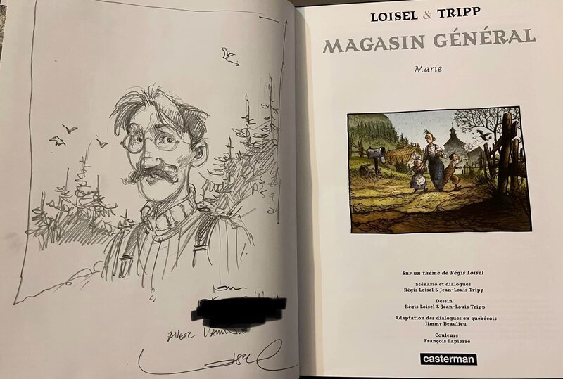 Magasin Général par Régis Loisel - Dédicace
