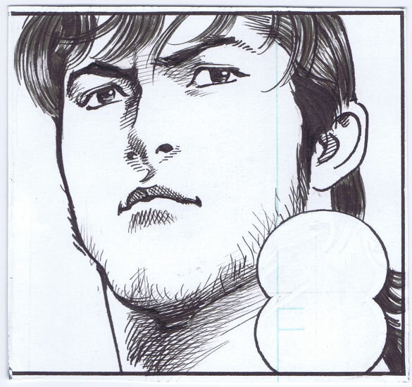 Manga panel by Ryoichi Ikegami - Planche originale