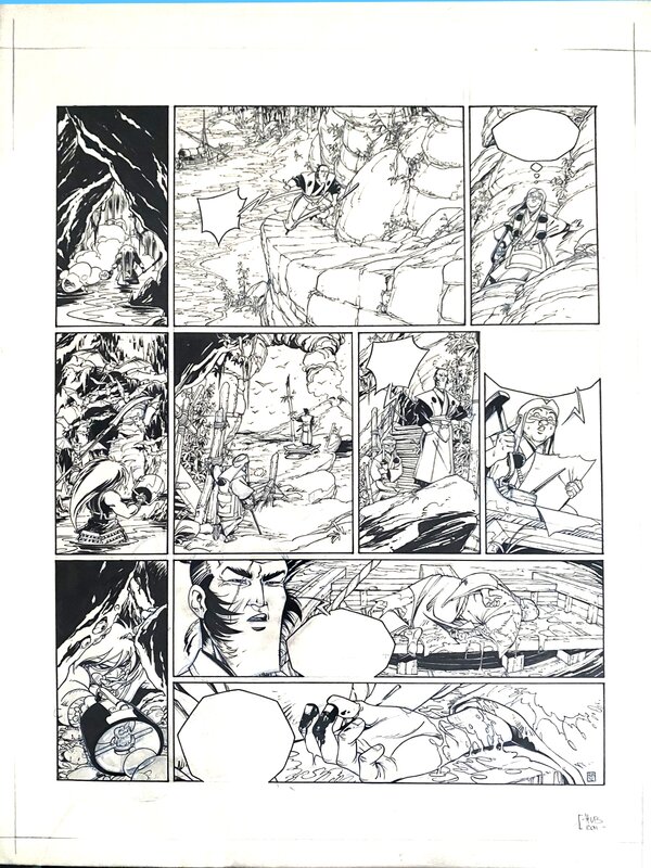 Hub Okko - Planche n°32 VOL 7 - Planche originale