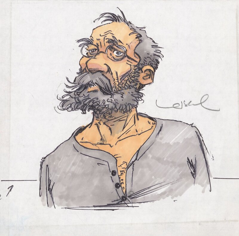 Régis Loisel, Peter Pan - portrait de Mr Kundal - Œuvre originale