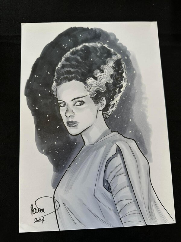 Bride par Paul Renaud - Illustration originale