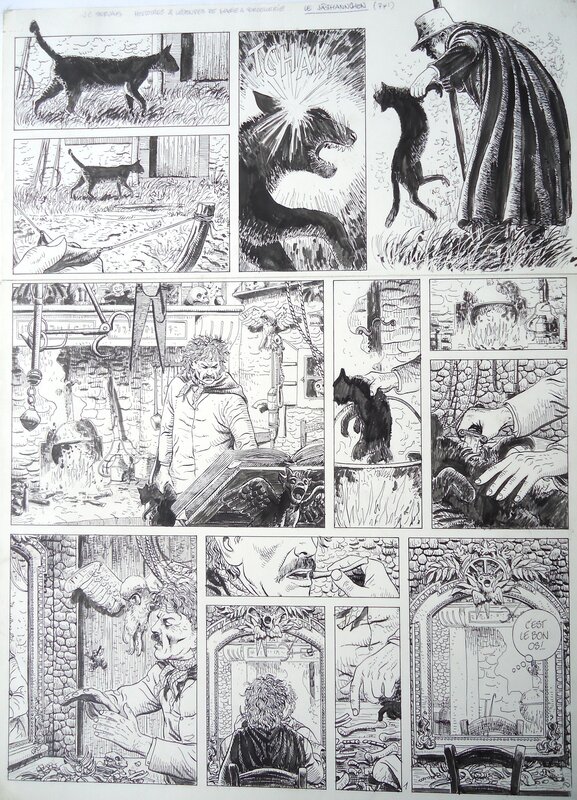 La Tchalette par Jean-Claude Servais - Planche originale