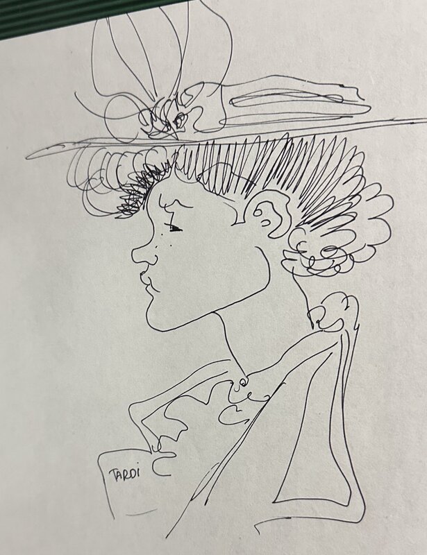 Adèle blanc sec by Jacques Tardi - Original Illustration
