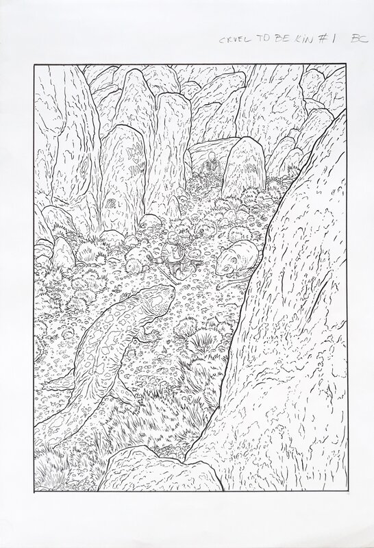 Geof Darrow, The Shaolin Cowboy: Cruel to be kin - Couverture originale