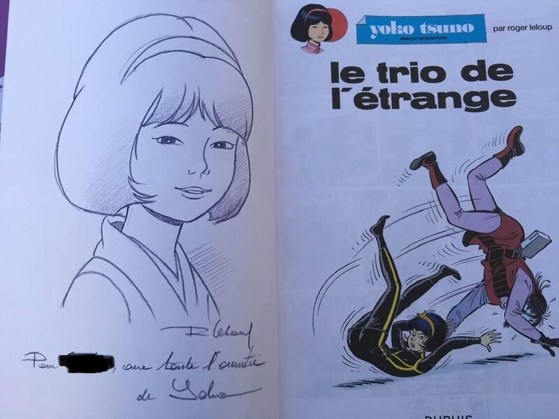 Yoko Tsuno by Roger Leloup - Sketch
