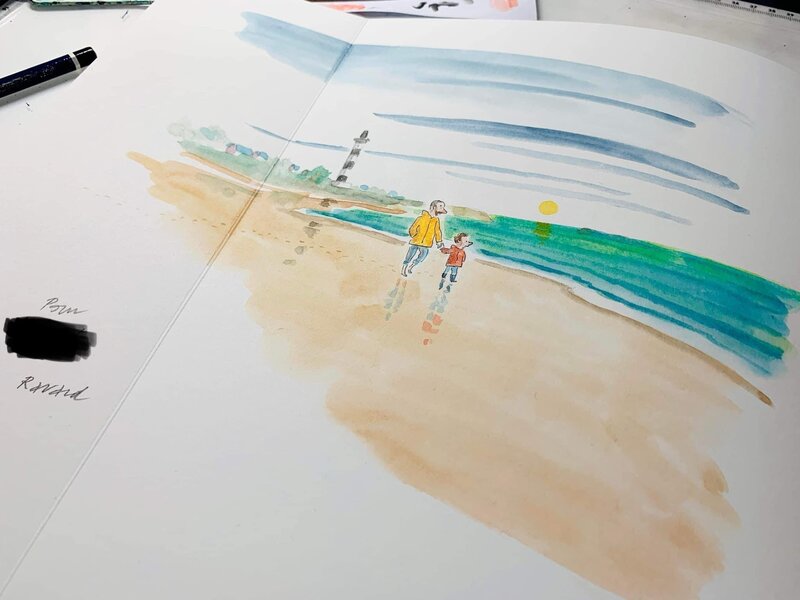 Mon fils et moi… by François Ravard - Sketch