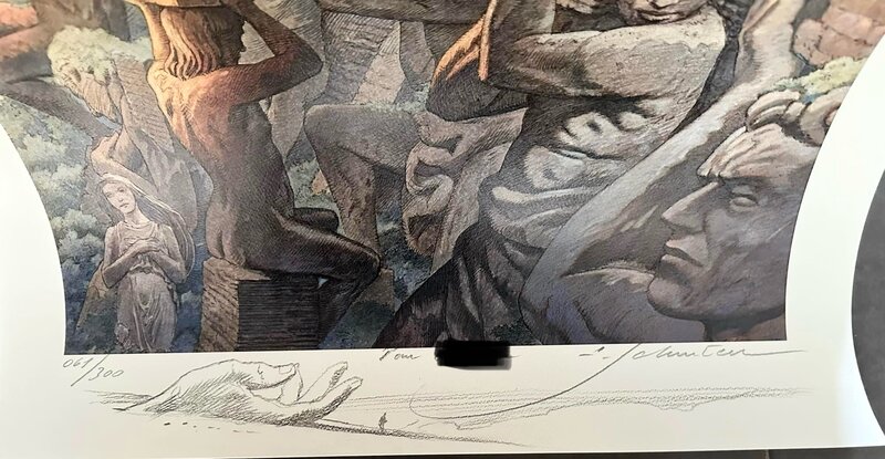 François Schuiten, Sur les épaules des géants - Dédicace
