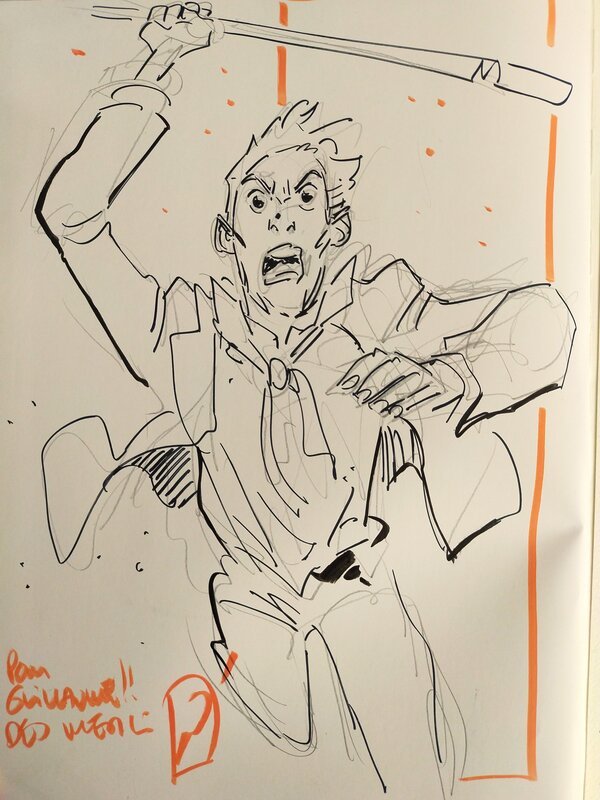 Silas Corey TT by Pierre Alary - Sketch