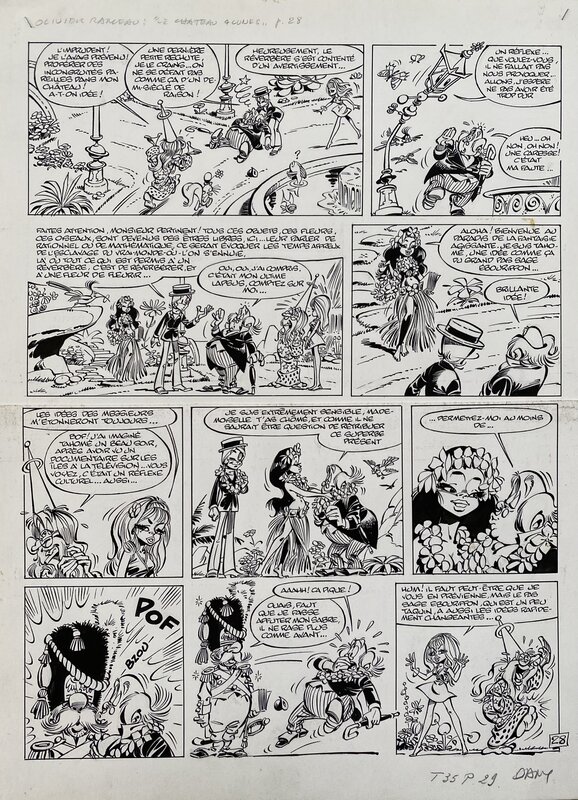 Dany, Le chateau des 4 lunes - Comic Strip