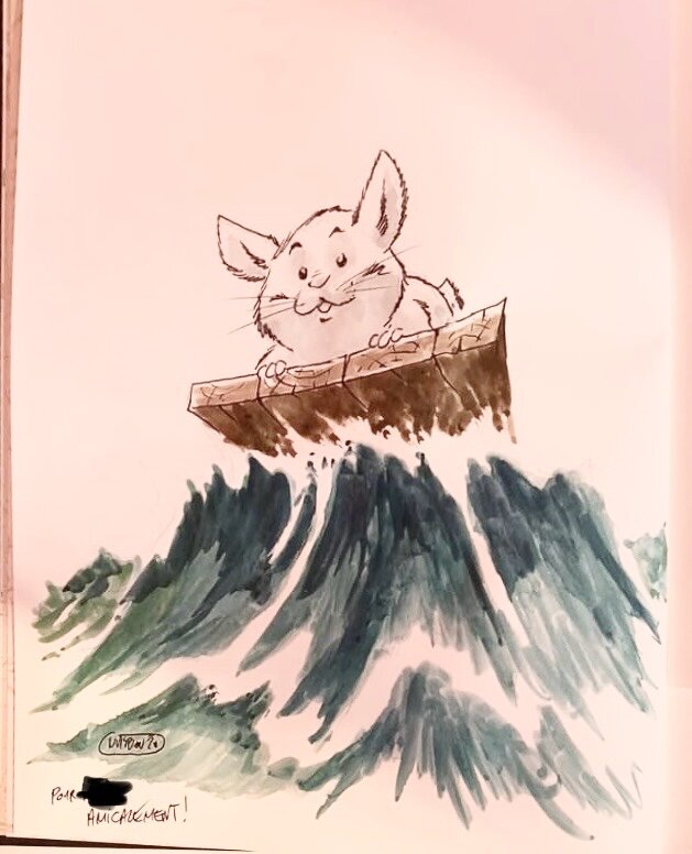 De cape et de crocs by Jean-Luc Masbou - Sketch