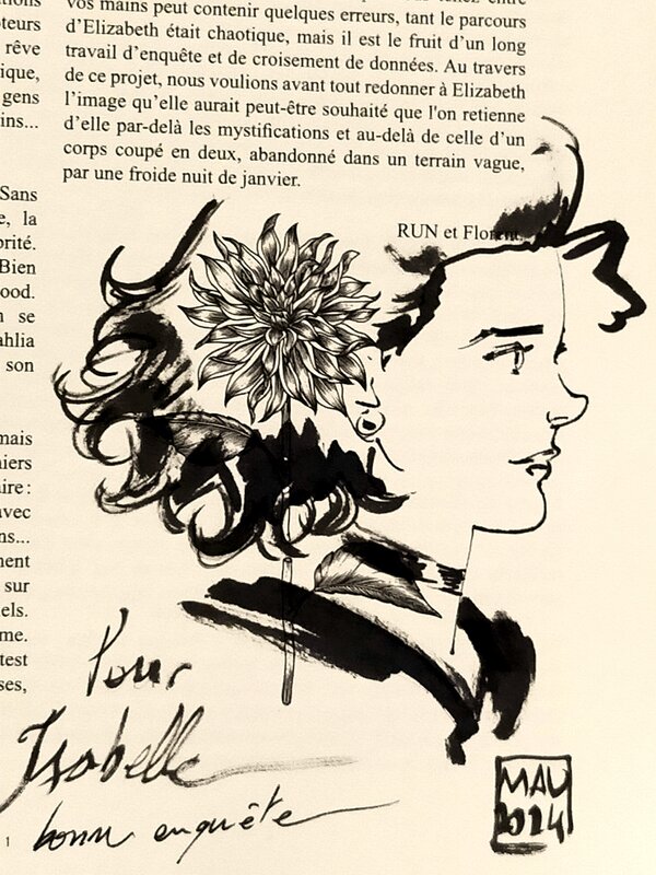 Florent Maudoux, La véritable histoire du dahlia noir - Dédicace