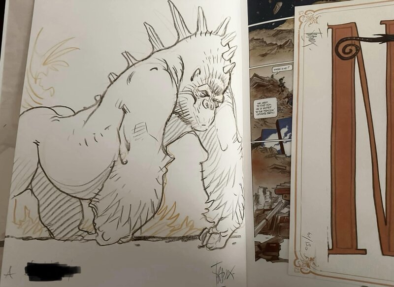 Little Nemo par Frank Pé - Dédicace