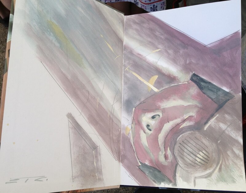 Galactus par Esad Ribic - Dédicace