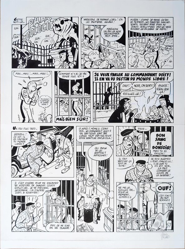 Olivier Schwartz, Yann, Le Spirou de… - Le groom vert-de-gris, page 57 - Comic Strip