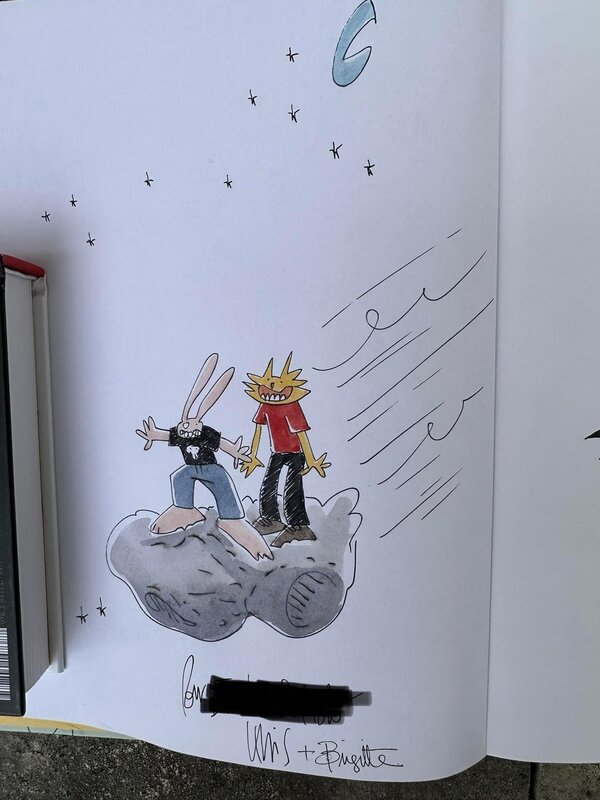 Lapinot by Lewis Trondheim, Brigitte Findakly - Sketch