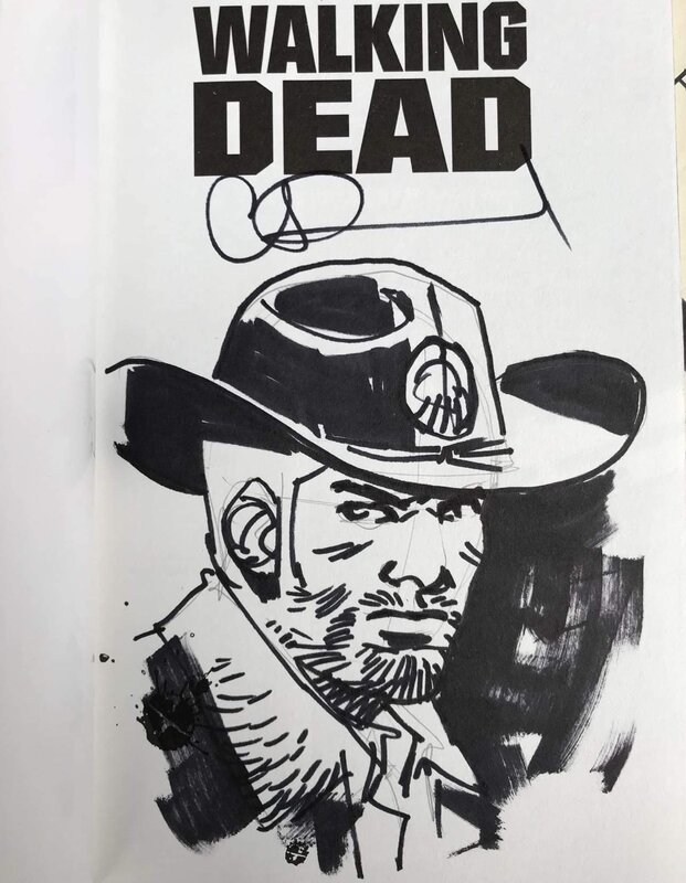 Walking Dead par Charlie Adlard - Dédicace