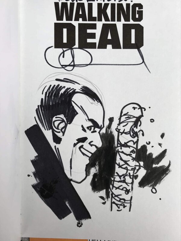 Walking dead par Charlie Adlard - Dédicace