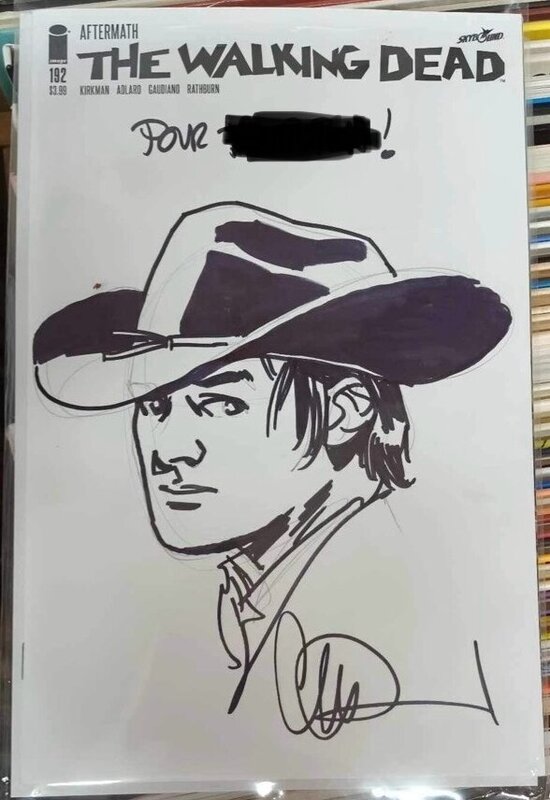 Walking dead par Charlie Adlard - Dédicace