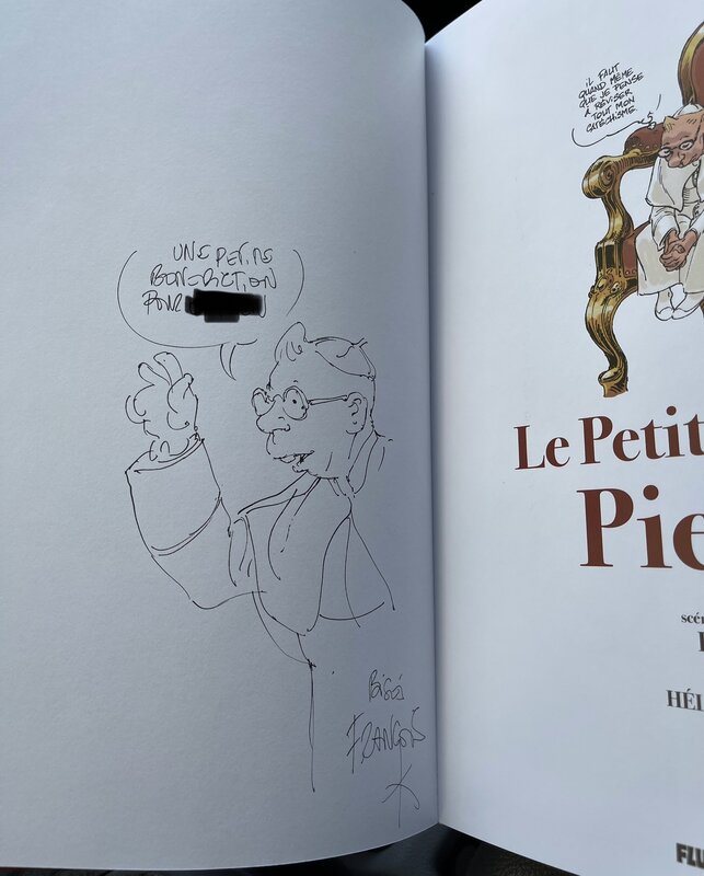 Petit pape by François Boucq - Sketch