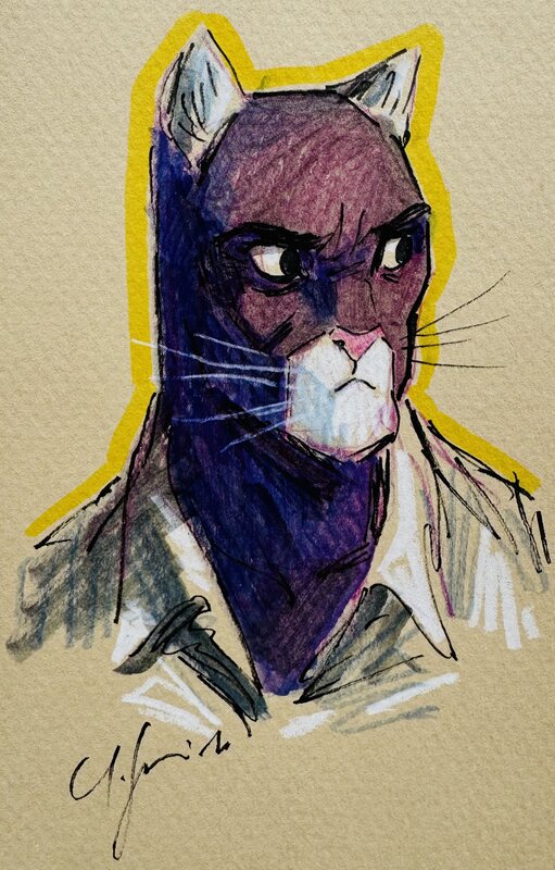 John Blacksad par Juanjo Guarnido - Planche originale
