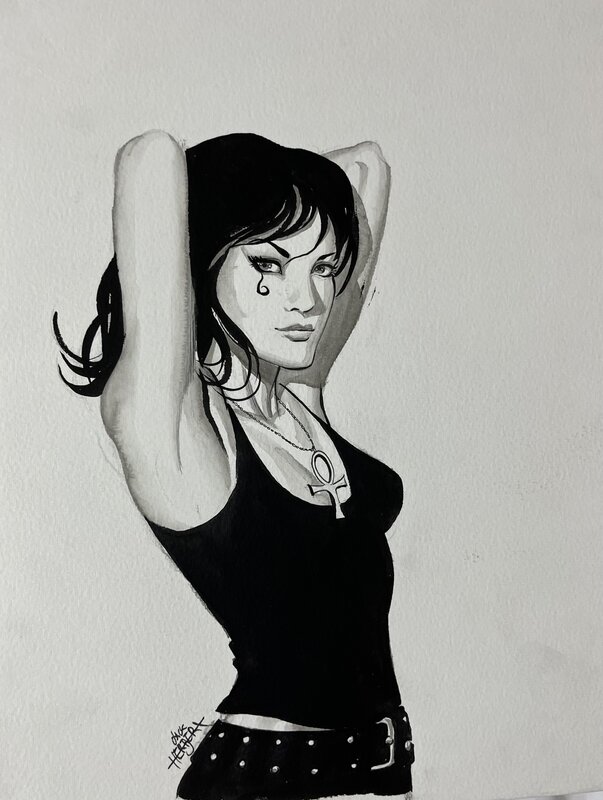 En vente - Death par Jack Herbert - Illustration originale
