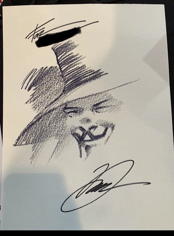 V for Vendetta by David Lloyd - Sketch