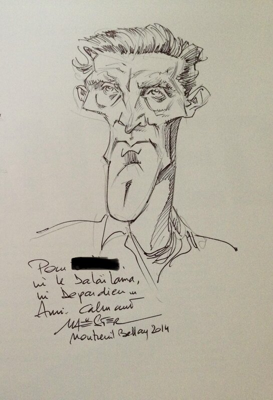 Kirk douglas by Maëster - Sketch