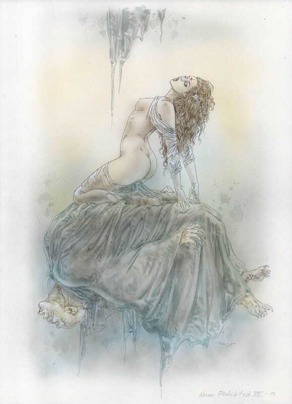 For sale - Luis Royo, Nouveau Prohibited XXI - Original Illustration
