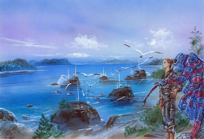 En vente - Luis Royo, Species Imperative. Survival 2 - Couverture originale