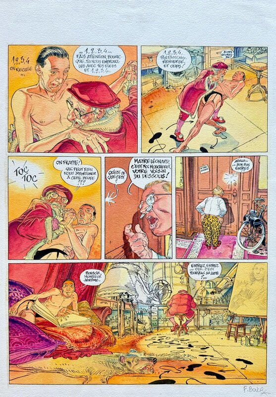 Boucq - Moucherot - t.1 apparition de Léonard de Vinci - Comic Strip