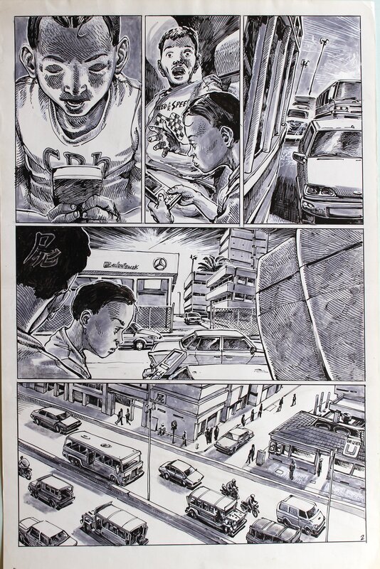 Ivan Brun, Machine Gun Youth p.2 - Comic Strip
