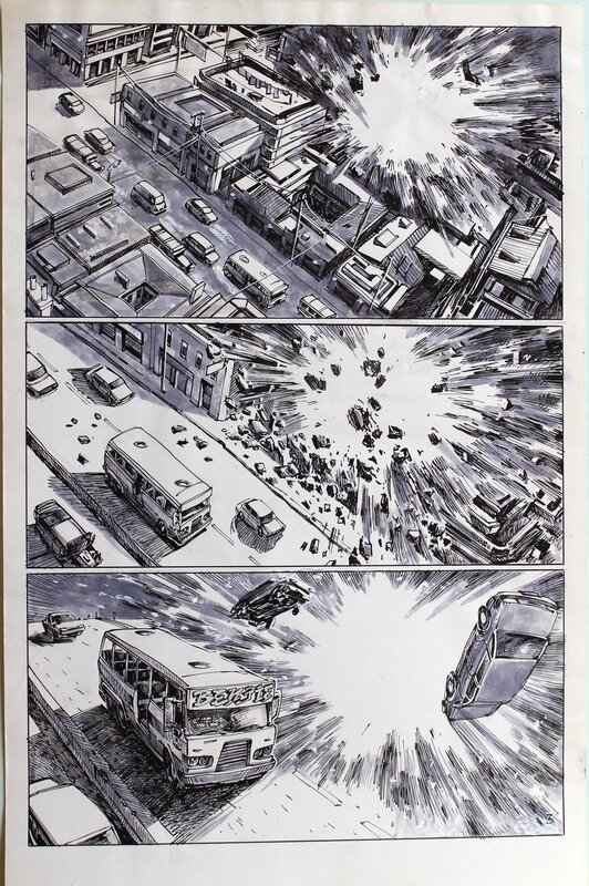 Ivan Brun, Machine Gun Youth p.3 - Planche originale