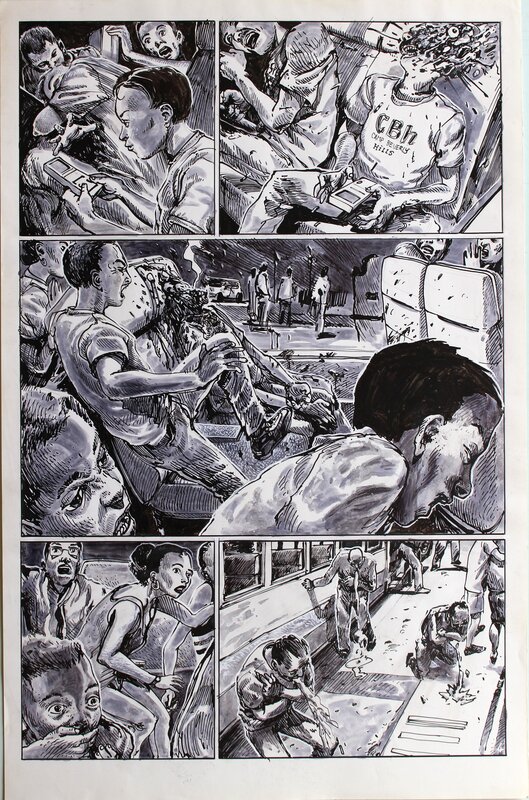 Ivan Brun, Machine Gun Youth p.4 - Comic Strip