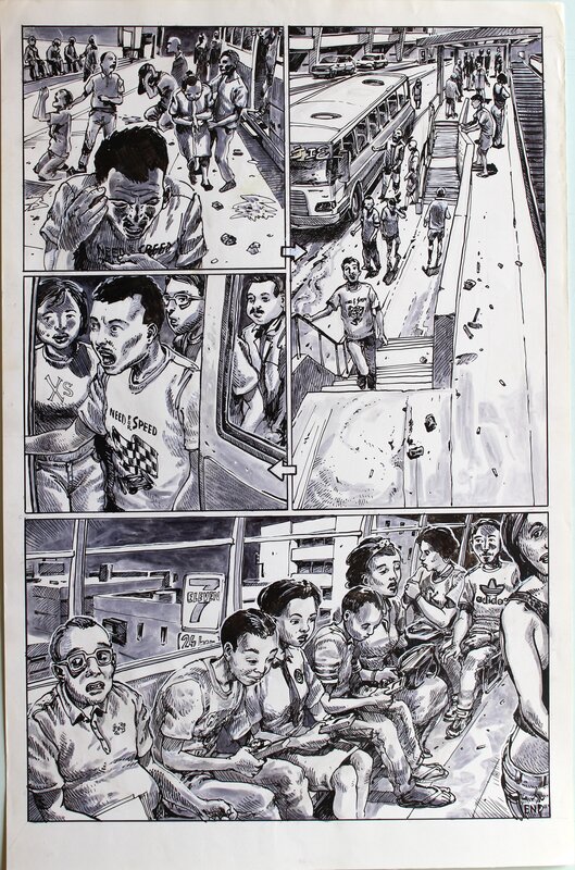 Ivan Brun, Machine Gun Youth p.5 - Planche originale