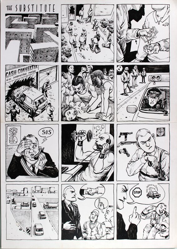 The Substitute by Ivan Brun - Comic Strip