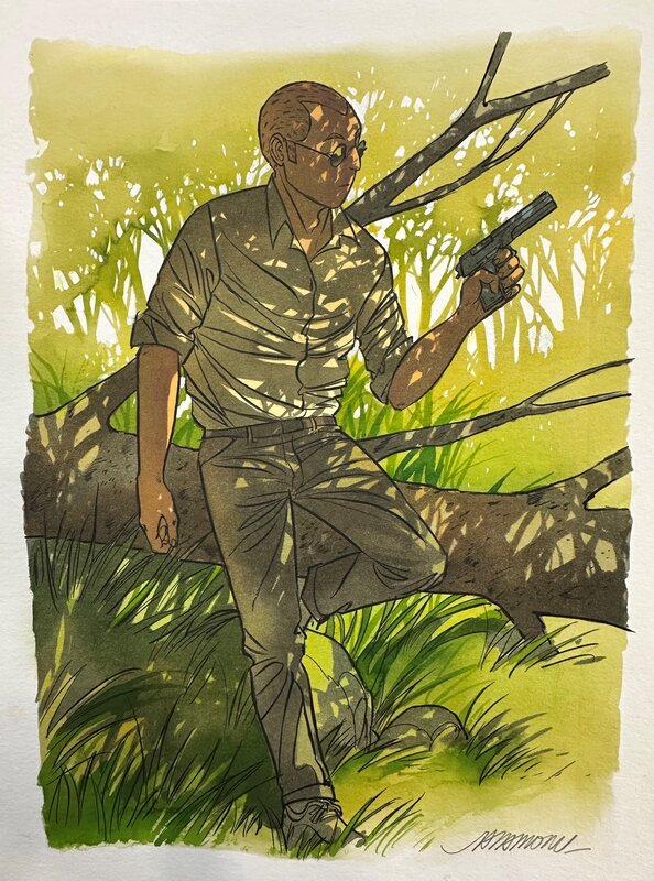 Le Tueur by Luc Jacamon - Original Illustration