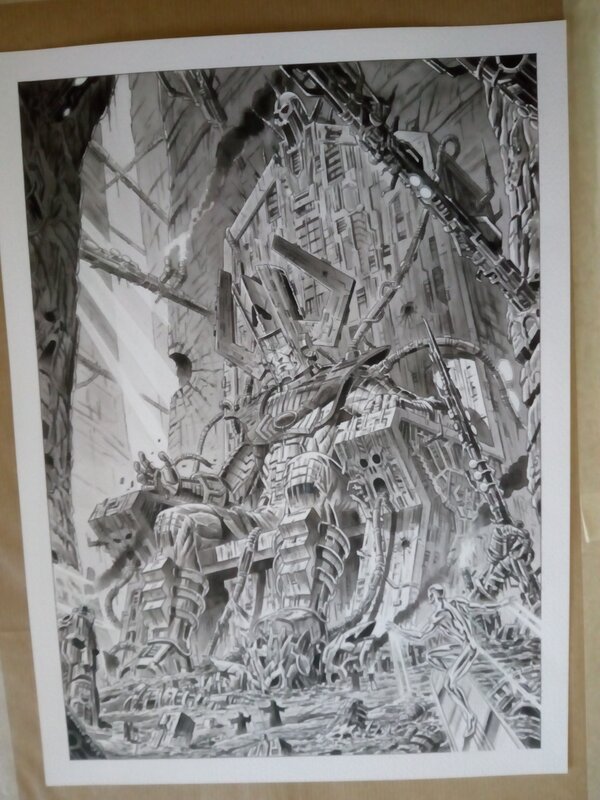 En vente - Planche originale galactus / giorgio comolo - Illustration originale