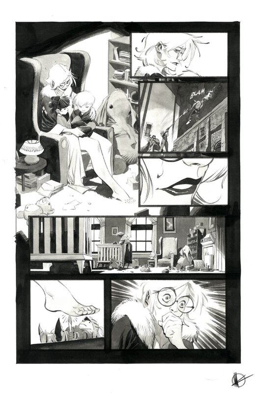 Matteo Scalera, White Knight presents Harley Quinn, issue 4, planche n°9 - Comic Strip