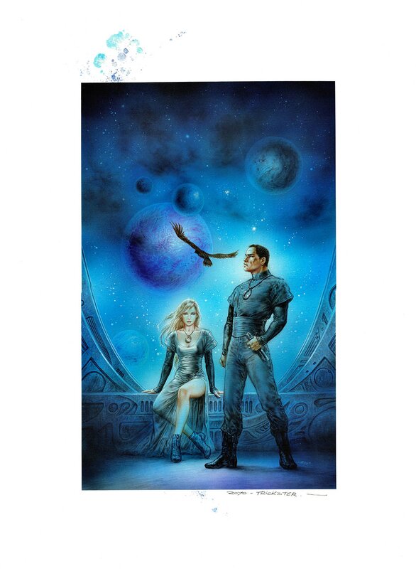 En vente - Trickster par Luis Royo - Illustration originale