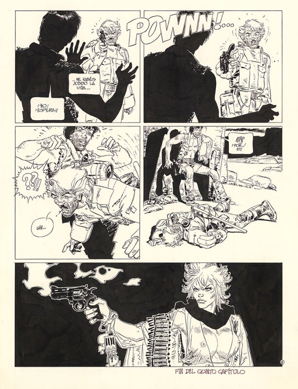 Alfonso Font, Le prisonnier des etoiles - Planche originale