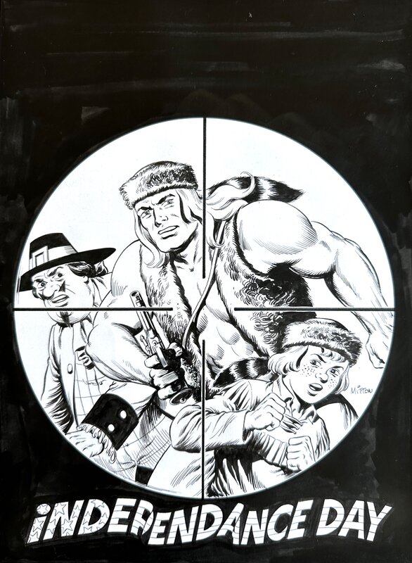 Kiwi n°275 par Jean-Yves Mitton - couverture originale avec le Grand Blek - Comic Art - Comic Strip