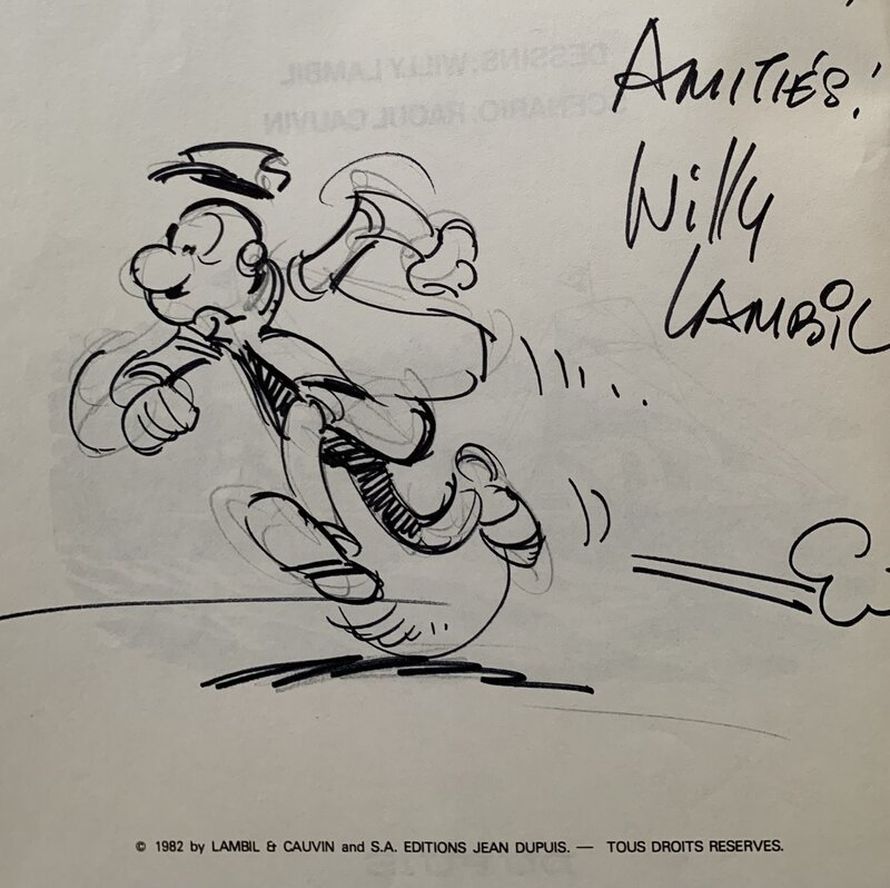 Lambil - Les Tuniques Bleues - Sketch