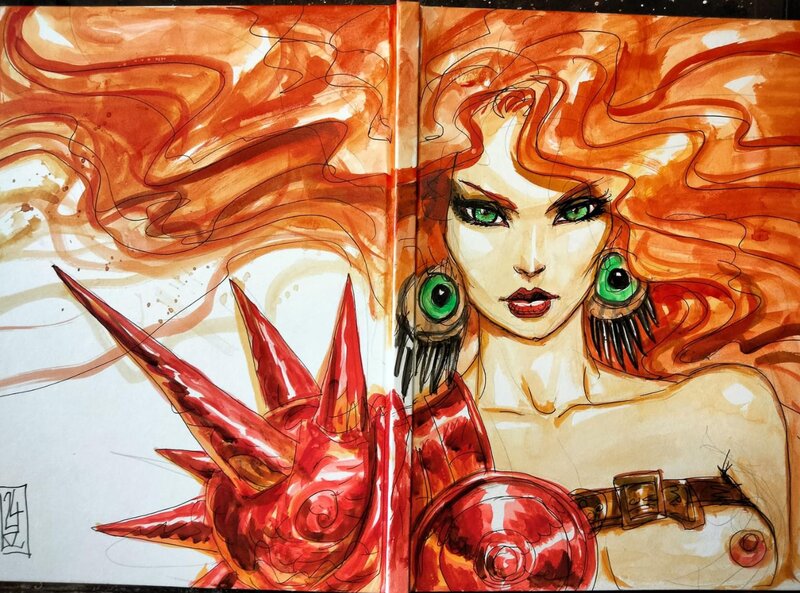 Ledroit - La Succube - Original art